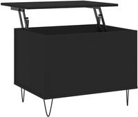 vidaXL Couchtisch Schwarz 60x44,5x45 cm Holzwerkstoff