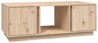 vidaXL Couchtisch 110x50x40 cm Massivholz Kiefer