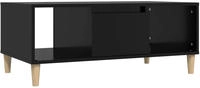 vidaXL Couchtisch Schwarz 90x50x36,5 cm Holzwerkstoff