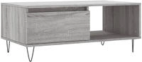 vidaXL Couchtisch Grau Sonoma 90x50x36,5 cm Holzwerkstoff