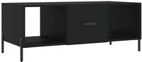 Couchtisch Schwarz 102x50x40 Cm Holzwerkstoff Vidaxl