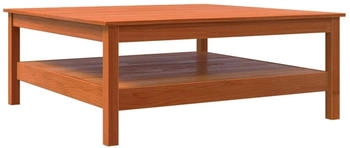 vidaXL Couchtisch Wachsbraun 100x100x40 cm Massivholz Kiefer