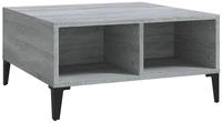vidaXL Couchtisch Grau Sonoma 60x60x30 cm Holzwerkstoff