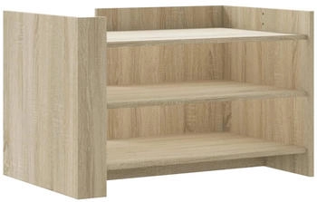 vidaXL Couchtisch Sonoma-Eiche 80x50x50 cm Holzwerkstoff Modell 1
