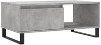 vidaXL Couchtisch Betongrau 90x50x36,5 cm Holzwerkstoff