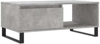 vidaXL Couchtisch Betongrau 90x50x36,5 cm Holzwerkstoff Modell 7