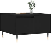 vidaXL Couchtisch Schwarz 55x55x36,5 cm Holzwerkstoff