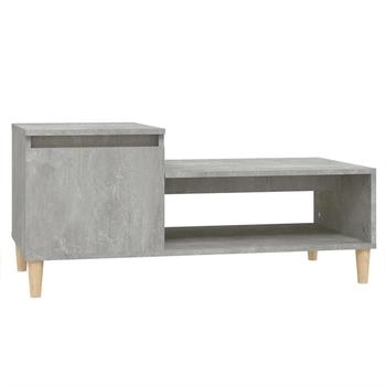 vidaXL Couchtisch Betongrau 100x50x45 cm Holzwerkstoff Modell 1