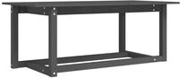 Couchtisch Grau 110x55x45 Cm Massivholz Kiefer - Vidaxl