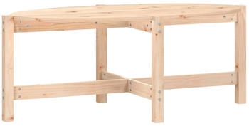 vidaXL Couchtisch 118x63x45 cm Massivholz Kiefer