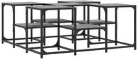 vidaXL Couchtisch Grau Sonoma 91x91x40 cm Holzwerkstoff