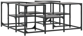 vidaXL Couchtisch Grau Sonoma 91x91x40 cm Holzwerkstoff