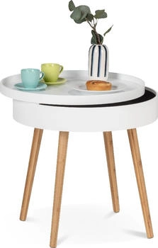 Wenko Finja Beistelltisch braun 49,5 x49,5 x51,5 cm (50721800)
