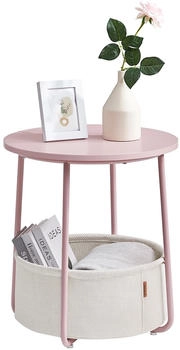 Vasagle Beistelltisch rosa 45x45x50cm (223R61)