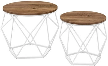 Vasagle 2er-Couchtische-Set braun (040K41)