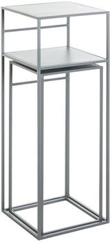 HAKU 2er-Beistelltische-Set Metall grau (25107)