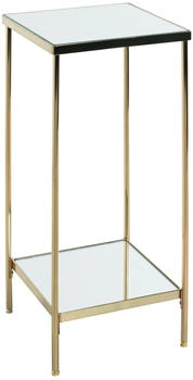 HAKU Beistelltisch Glas gold 28x28x66cm (52188)