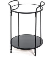 HAKU Beistelltisch "Sofatisch, Wohnzimmertisch" 1 Stk. tlg. rund - aus Metall...