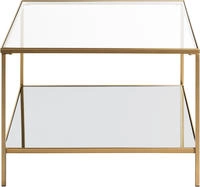 HAKU Beistelltisch "Sofatisch, Wohnzimmertisch" 1 Stk. tlg. quadratisch - aus Metall