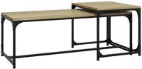 vidaXL Couchtische 2 Stk. Sonoma-Eiche Holzwerkstoff