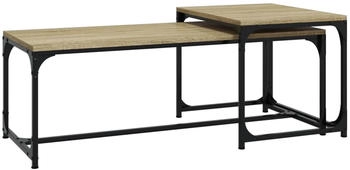 vidaXL Couchtische 2 Stk. Sonoma-Eiche Holzwerkstoff Modell 1