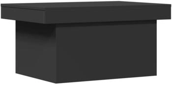 vidaXL Couchtisch Schwarz 80x55x40 cm Holzwerkstoff
