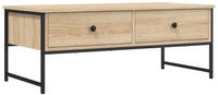 vidaXL Couchtisch Sonoma-Eiche 101x49x39,5 cm Holzwerkstoff