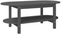 Couchtisch Grau 110x55x45 Cm Massivholz Kiefer Vidaxl