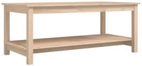 Couchtisch 110x55x45 Cm Massivholz Kiefer - Vidaxl
