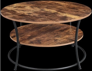 holz4home Couchtisch Lillie mit 2 Ablagen
