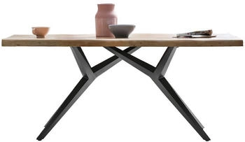 SIT Esstisch Baumkante 56 mm Akazie natur (180x100 cm Metallgestell schwarz 180x100x78 cm (15272-11) SIT Esstisch Baumkante 56 mm Akazie natur (180x100 cm Metallgestell schwarz 180x100x78 cm (15272-11)