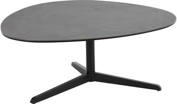 Actona Couchtisch + Beistelltisch Barnsley 100x95x41 cm schwarz