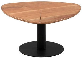 BOXXX Couchtisch Schwarz Akazie Metall massiv organisch 70x36x70 cm