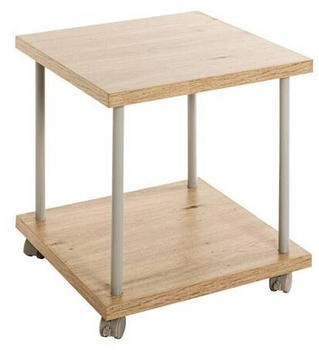 CarryHome Beistelltisch Imola Grau Eiche quadratisch 40x45x40 cm CarryHome Beistelltisch Imola Grau Eiche quadratisch 40x45x40 cm