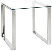 HAKU Beistelltisch "Sofatisch, Wohnzimmertisch" 1 Stk. tlg. quadratisch - aus Metall
