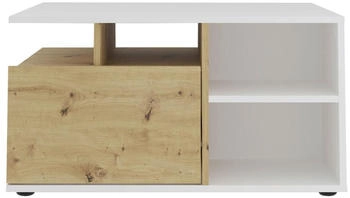 Mid.you Couchtisch Eiche Artisan 1 Schubladen rechteckig 82x69,1x10,3 cm Pefc