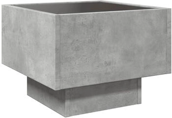 vidaXL Beistelltisch mit LED Betongrau 40x40x30 cm Holzwerkstoff