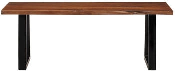 vidaXL Couchtisch Honigbraun 110x55x40 cm Massivholz Akazie