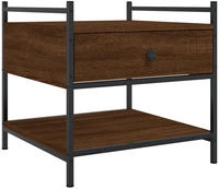 Couchtisch Braun Eichen-optik 50x50x50 Cm Holzwerkstoff Vidaxl