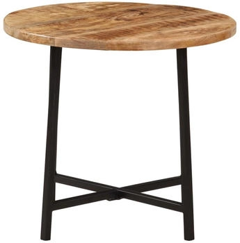 vidaXL Couchtisch 45x45x40 cm Massivholz Mango/Eisen