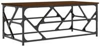 vidaXL Couchtisch Braun Eichen-Optik 100x50x40 cm Holzwerkstoff