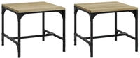 vidaXL Beistelltische 2 Stk. Sonoma-Eiche 40x40x35 cm Holzwerkstoff