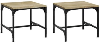 vidaXL Beistelltische 2 Stk. Sonoma-Eiche 40x40x35 cm Holzwerkstoff