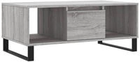 vidaXL Couchtisch Grau Sonoma 90x50x36,5 cm Holzwerkstoff