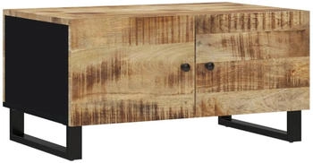 vidaXL Couchtisch 80x50x40 cm Massivholz Mango & Holzwerkstoff Modell 2