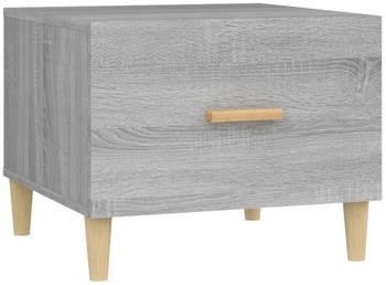 vidaXL Couchtisch Grau Sonoma 50x50x40 cm Holzwerkstoff Modell 6