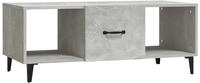 vidaXL Couchtisch Betongrau 102x50x40 cm Holzwerkstoff