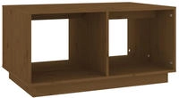 vidaXL Couchtisch Honigbraun 80x50x40 cm Massivholz Kiefer