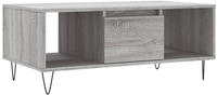 vidaXL Couchtisch Grau Sonoma 90x50x36,5 cm Holzwerkstoff