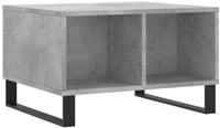 vidaXL Couchtisch Betongrau 60x50x36,5 cm Holzwerkstoff